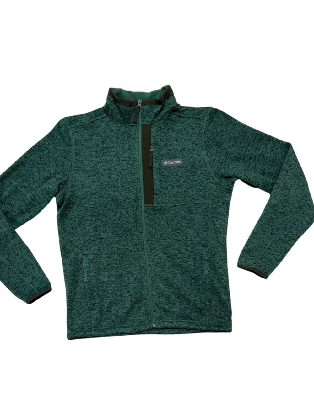 Columbia Men's Green Better Sweater Fleece Full Zip Jacket Size Small